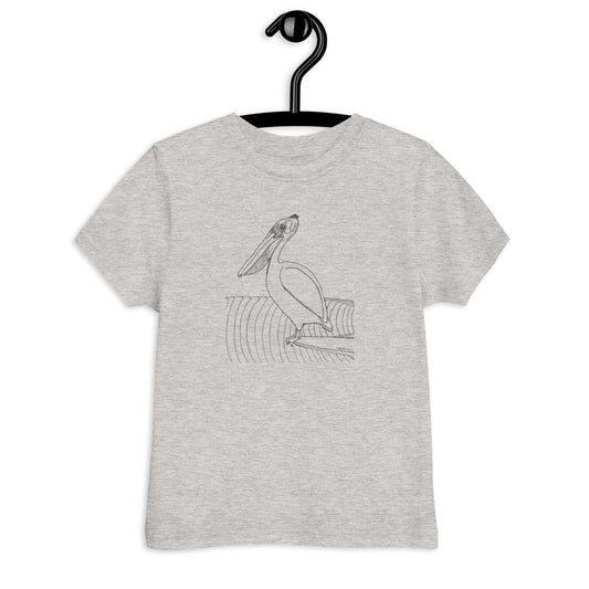 Toddler short sleeve T-shirt, Pelican Hanging Ten