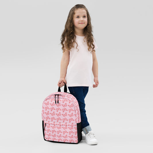 All-Over Print Pink Butterfly Backpack