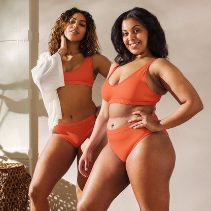 Outrageous orange 2 piece bikini