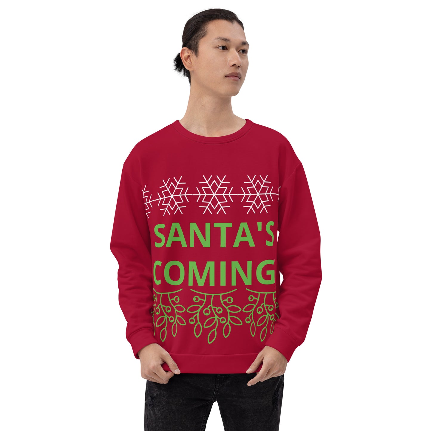SANTA'S COMING! Christmas Unisex Sweatshirt