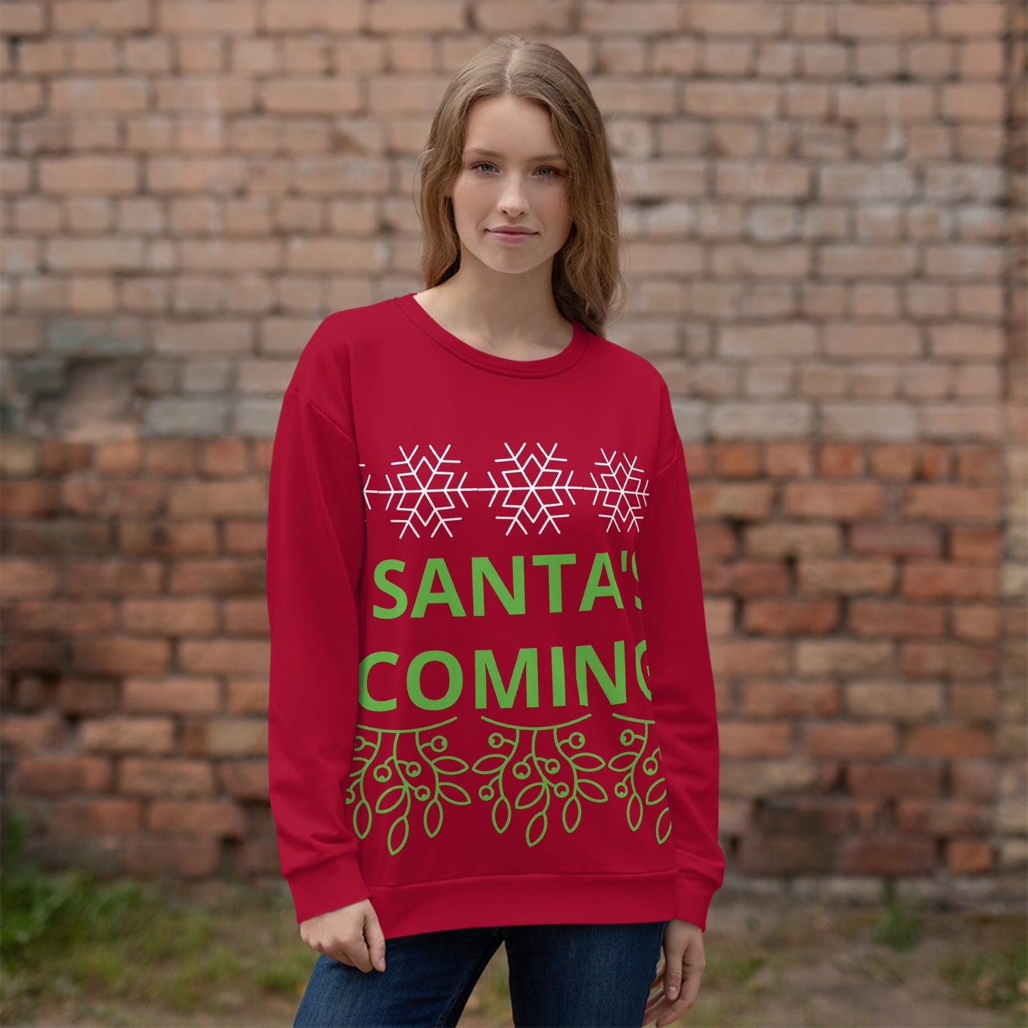 SANTA'S COMING! Christmas Unisex Sweatshirt