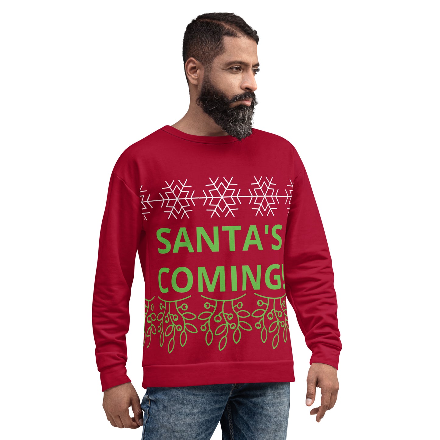 SANTA'S COMING! Christmas Unisex Sweatshirt