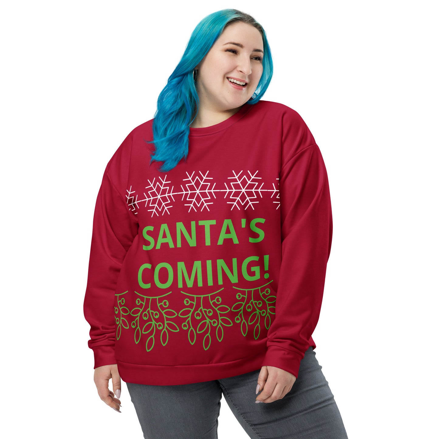 SANTA'S COMING! Christmas Unisex Sweatshirt