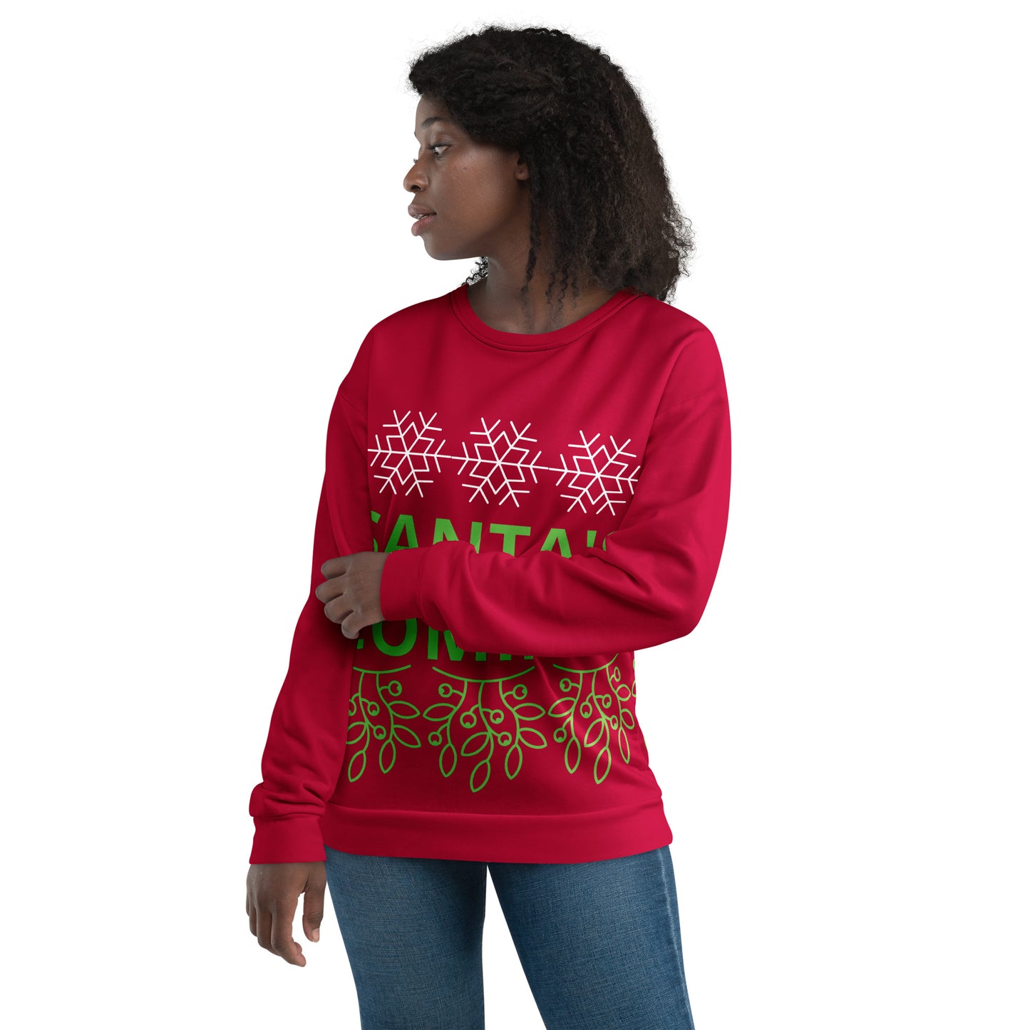 SANTA'S COMING! Christmas Unisex Sweatshirt