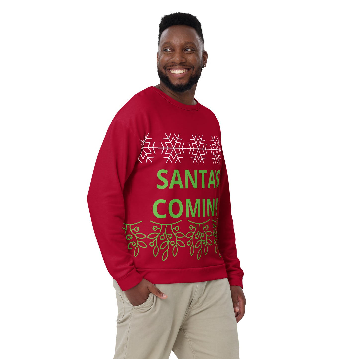 SANTA'S COMING! Christmas Unisex Sweatshirt