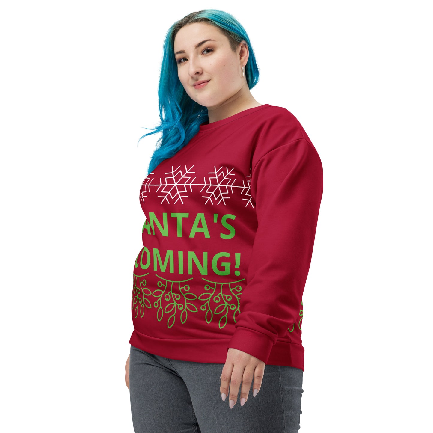 SANTA'S COMING! Christmas Unisex Sweatshirt