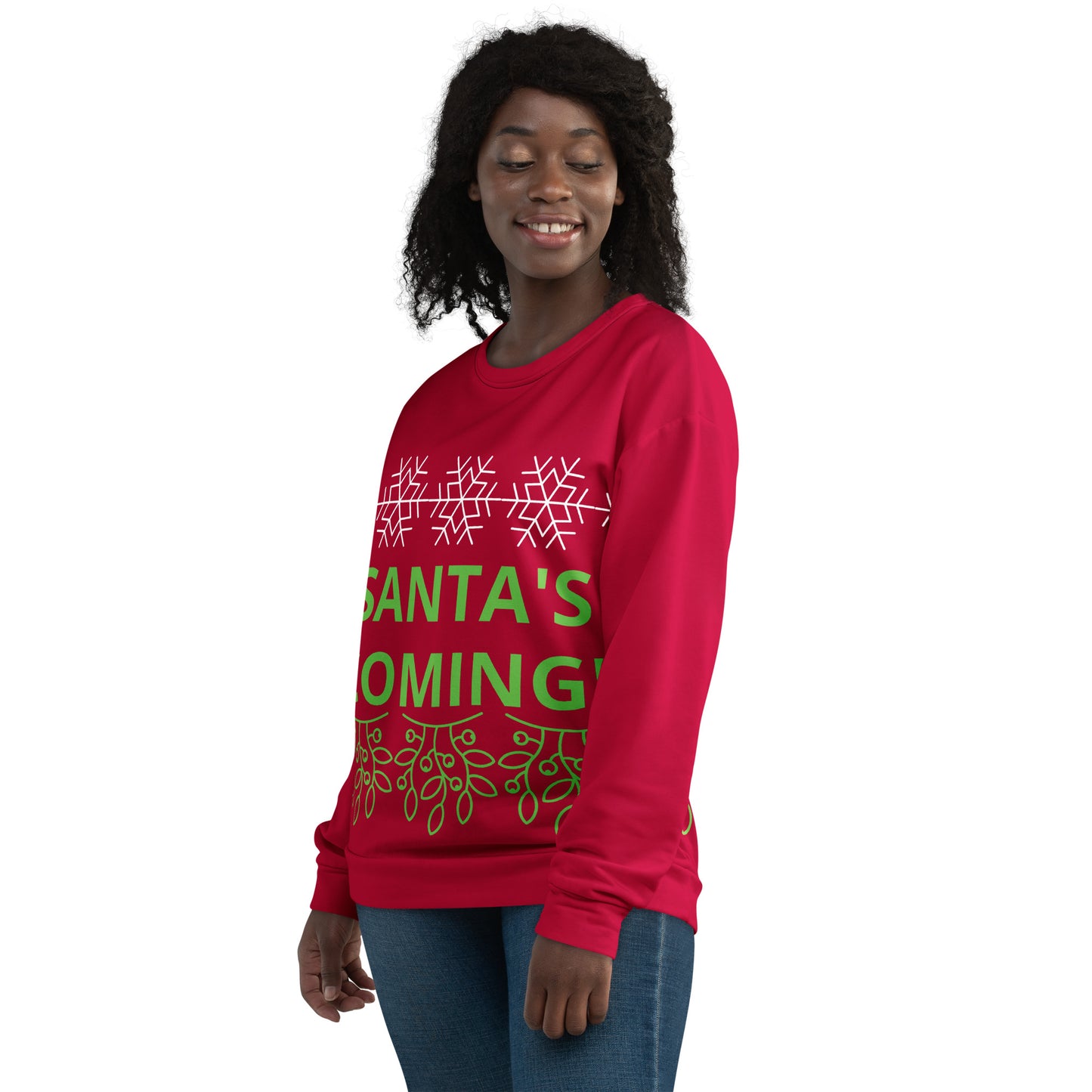 SANTA'S COMING! Christmas Unisex Sweatshirt