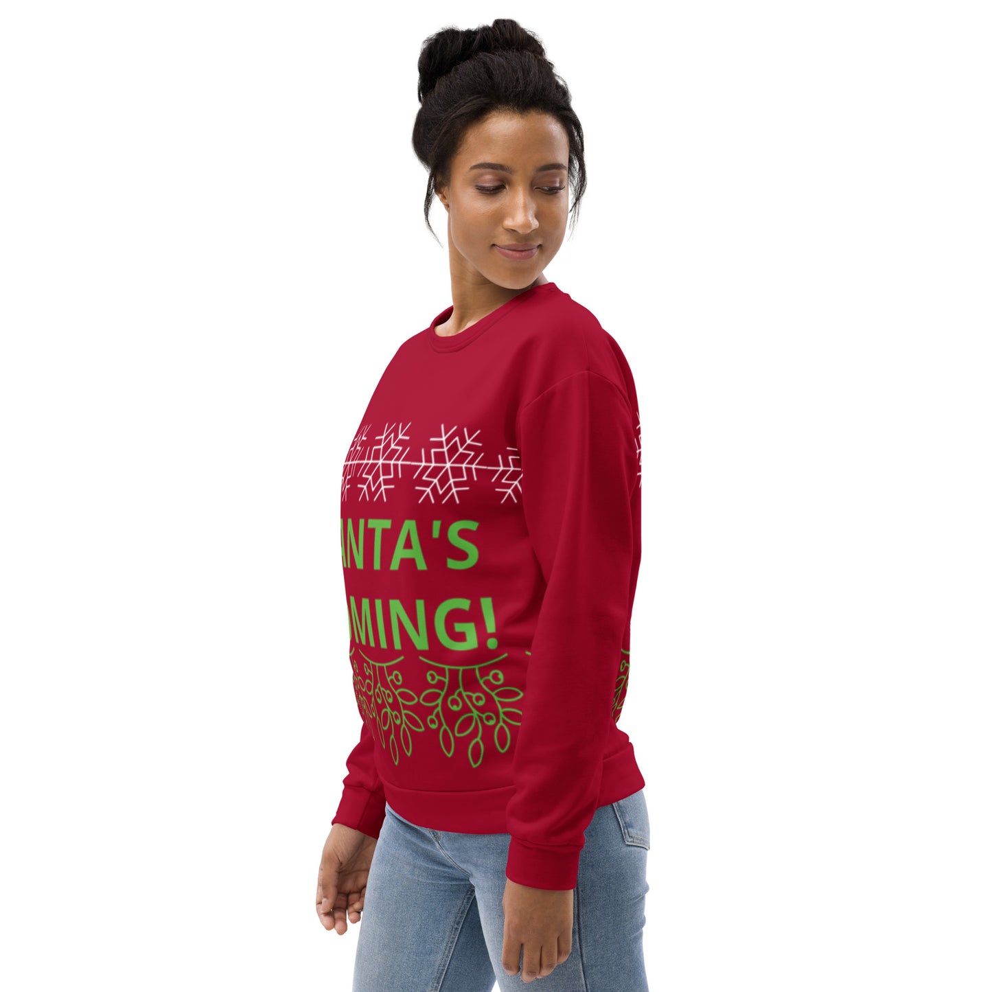 SANTA'S COMING! Christmas Unisex Sweatshirt