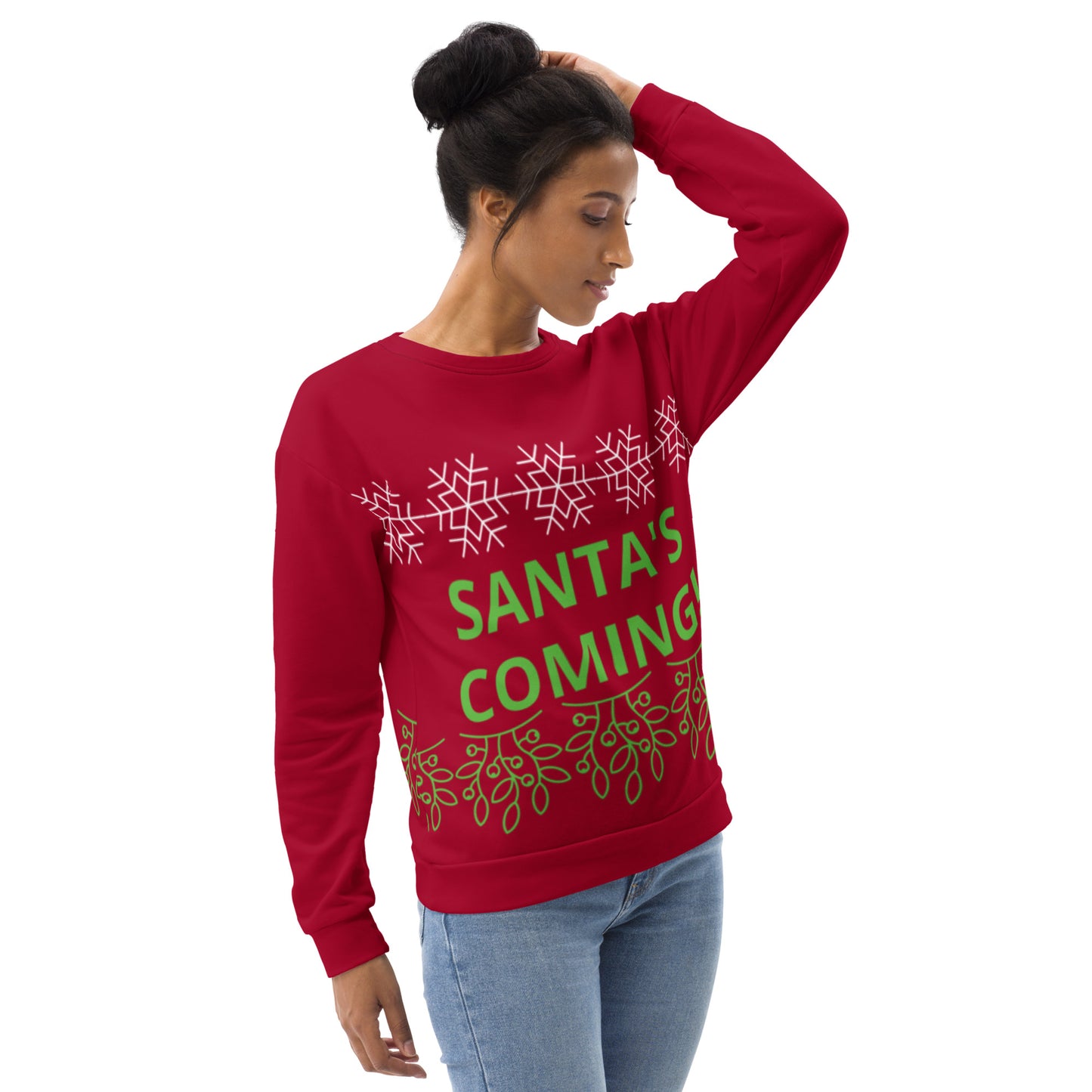 SANTA'S COMING! Christmas Unisex Sweatshirt