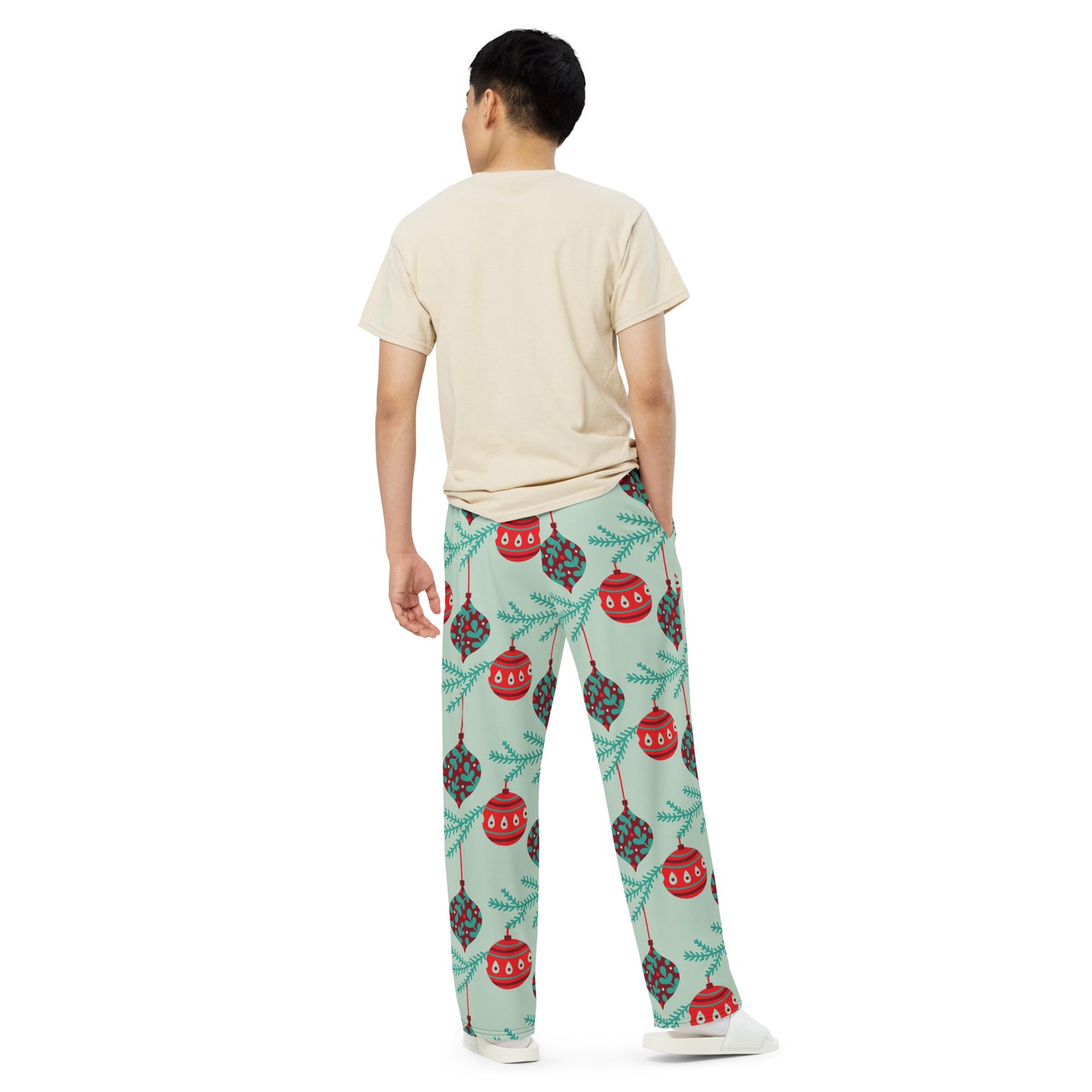 Christmas Pajamas All-over print unisex wide-leg pants