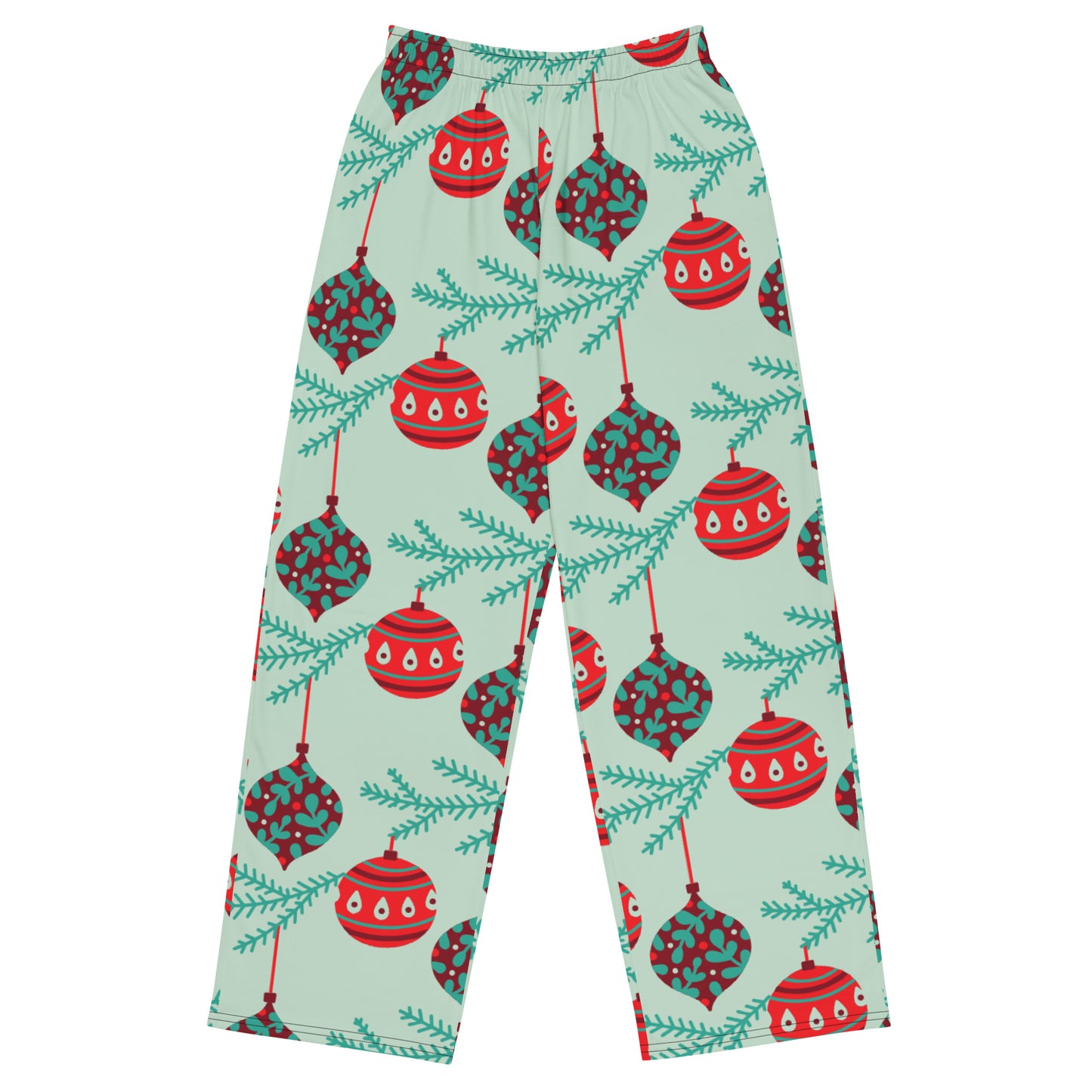 Christmas Pajamas All-over print unisex wide-leg pants