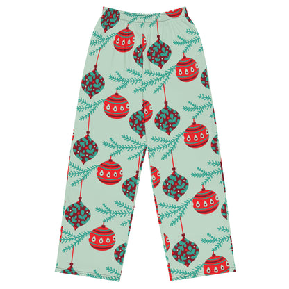 Christmas Pajamas All-over print unisex wide-leg pants