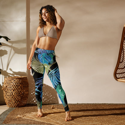 Birds in paradise Yoga Leggings