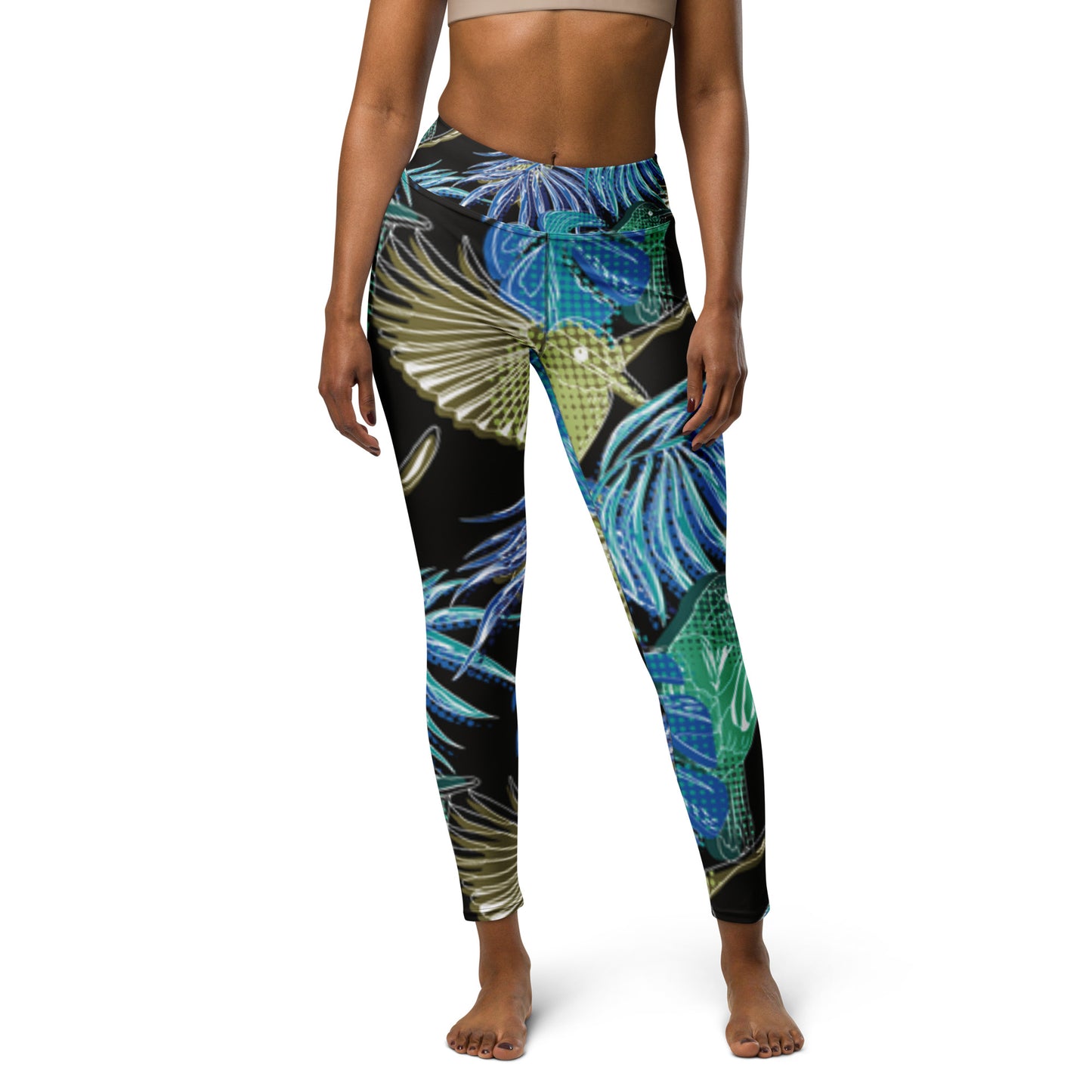 Birds in paradise Yoga Leggings