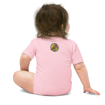 Pelican Hanging Ten, Baby short sleeve one piece