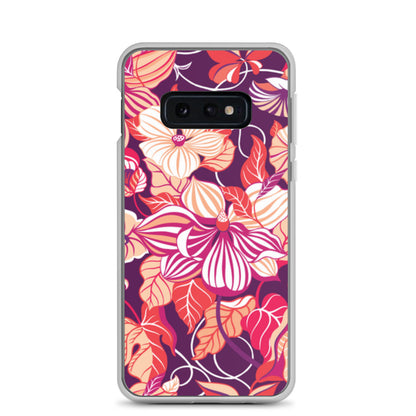 Floral patterned phone case on a white background
