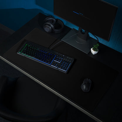 Large Black Gaming Desk Pad