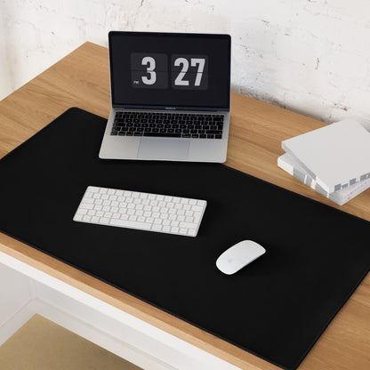 Large Black Gaming Desk Pad