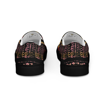 Men’s multi color slip-on canvas shoes