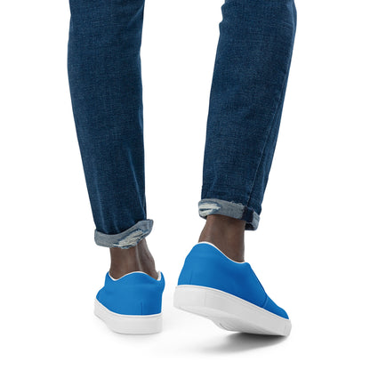 Men’s Blue slip-on canvas shoes
