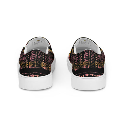 Men’s multi color slip-on canvas shoes