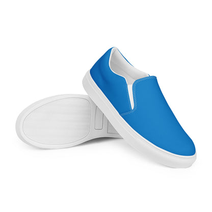 Men’s Blue slip-on canvas shoes