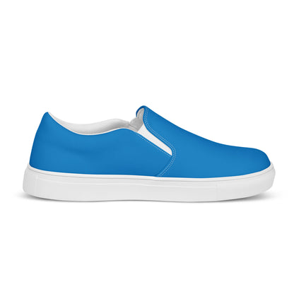 Men’s Blue slip-on canvas shoes