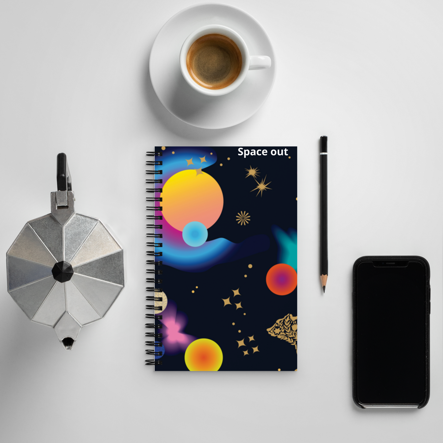 Space out, Spiral notebook