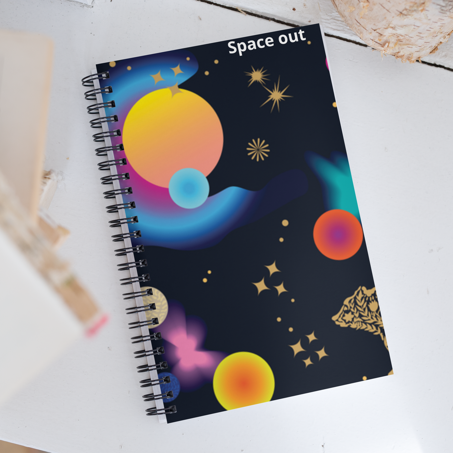 Space out, Spiral notebook