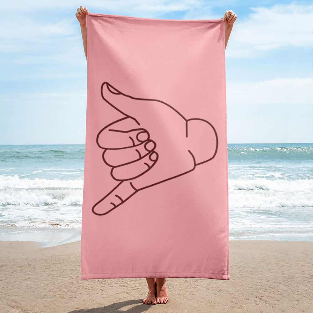 Giant Shaka, Beach Towel