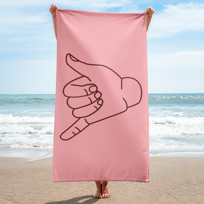 Giant Shaka, Beach Towel