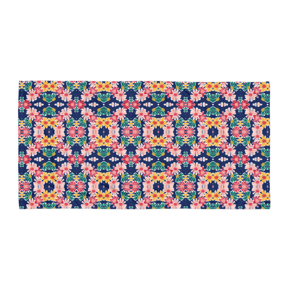 Lei flower giant beach towel