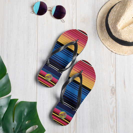 Mexican Blanket, Men's Flip-Flops