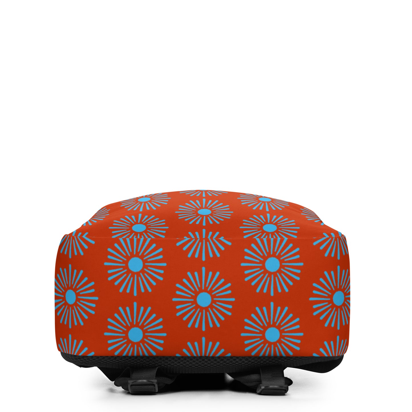 All over Floral Print Minimalist backpack, top view