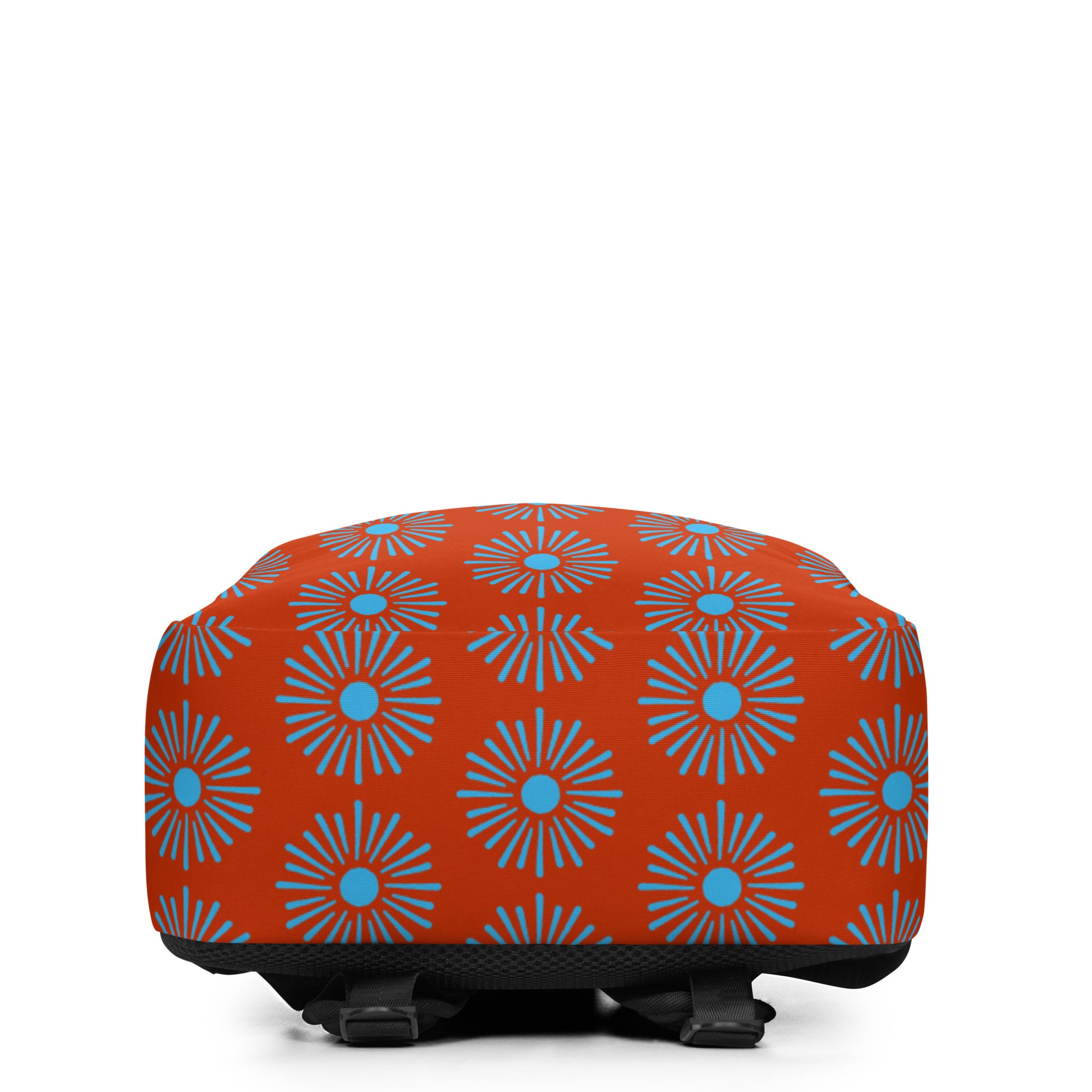 All over Floral Print Minimalist backpack, top view
