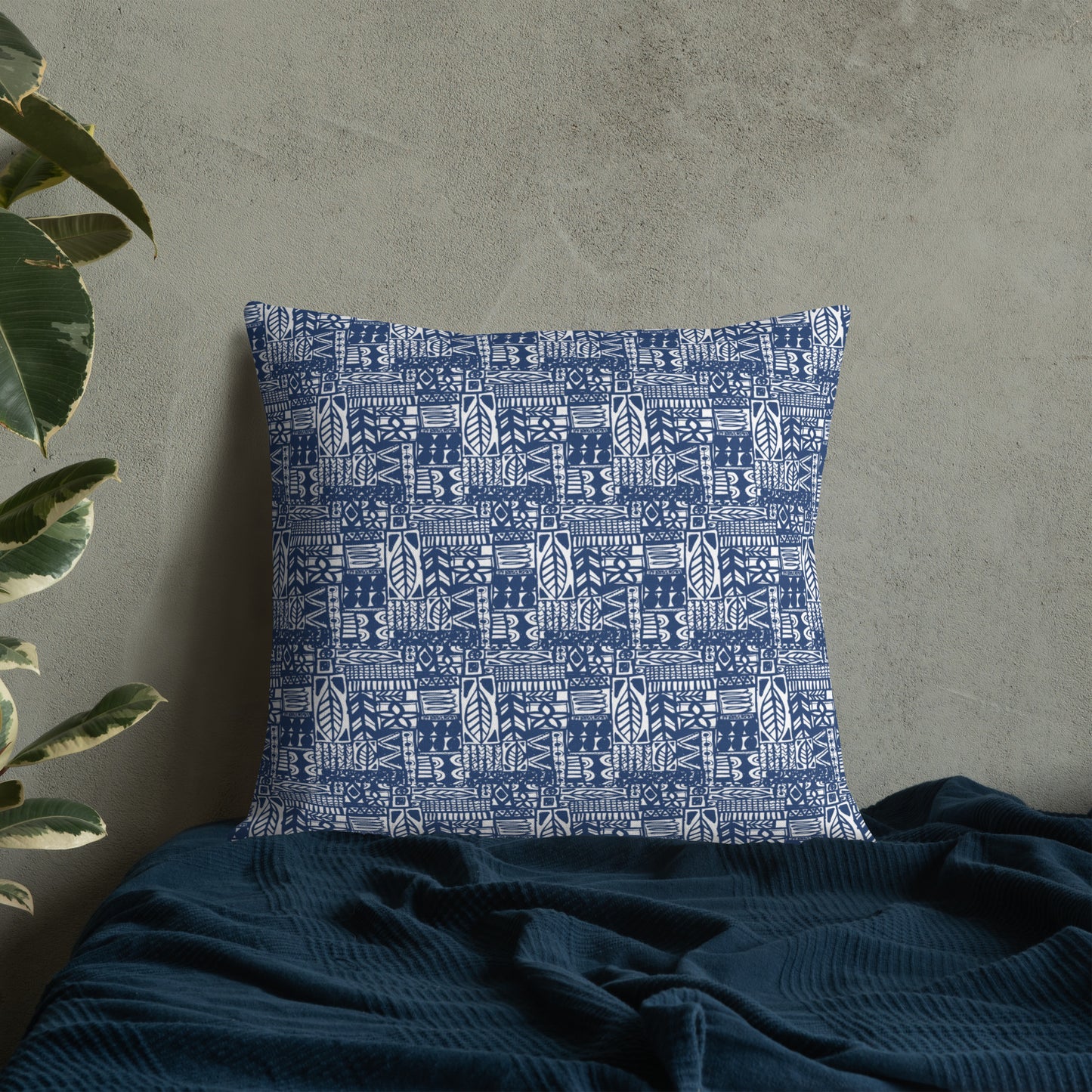 Aloha Print Throw Pillow