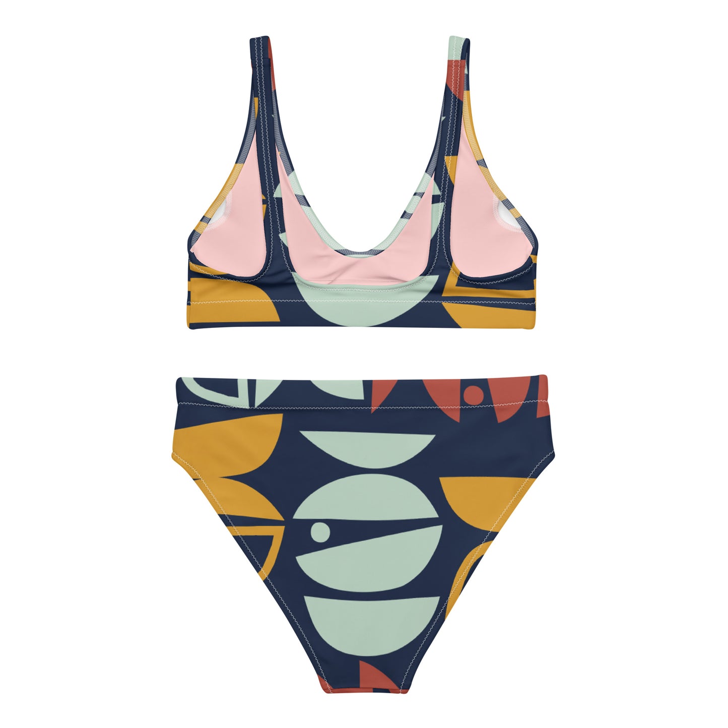 Recycled high-waisted 2 piece bikini