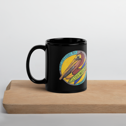 Glide -N- Slide, Black Glossy Mug