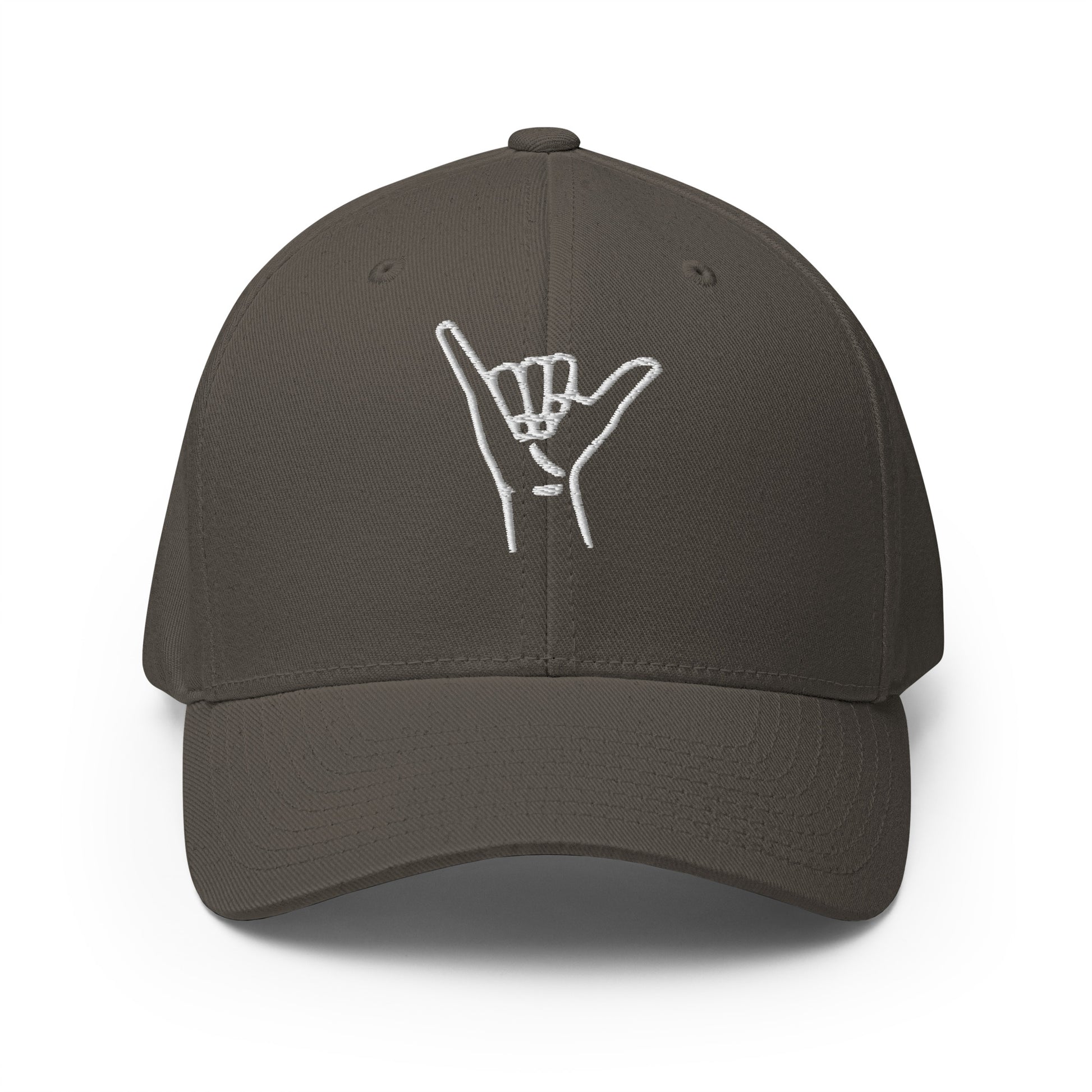 Embroidered Shaka Fitted Hat