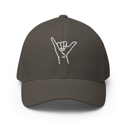 Embroidered Shaka Fitted Hat
