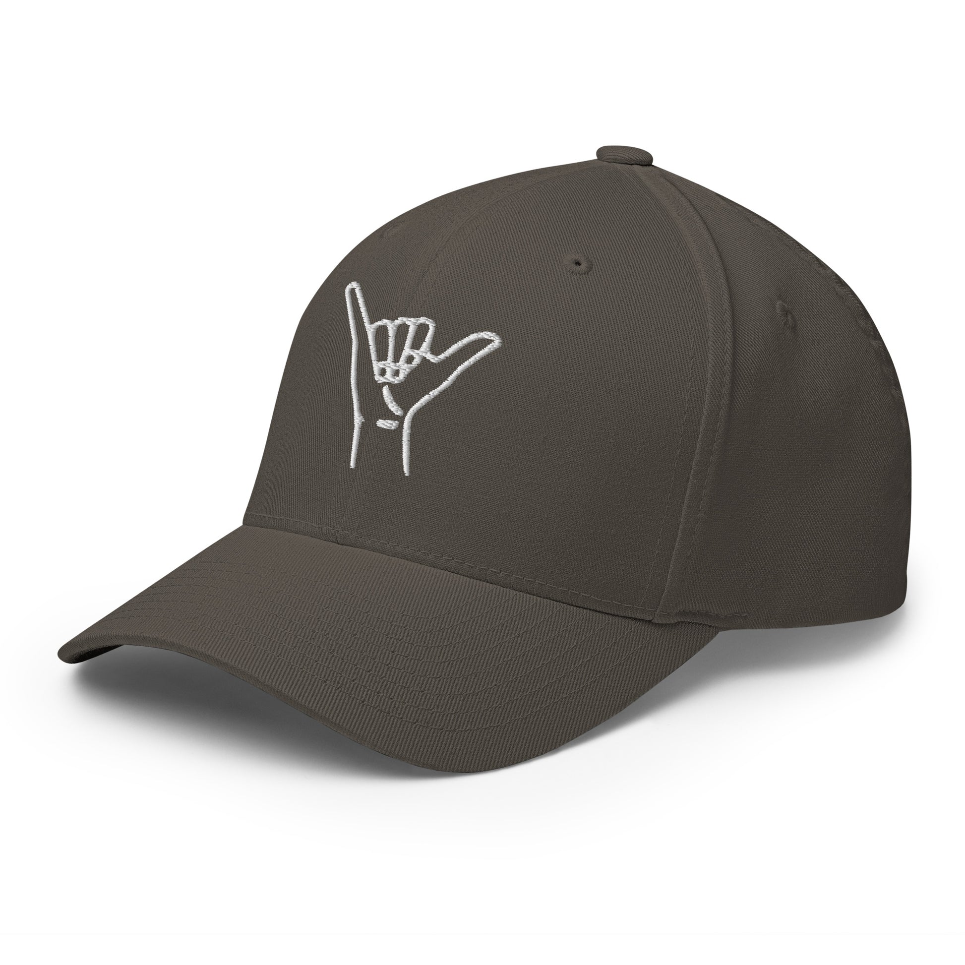 Embroidered Shaka Fitted Hat