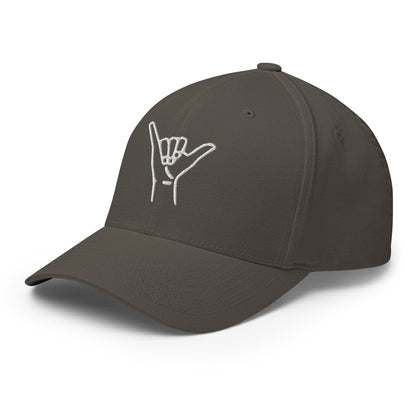 Embroidered Shaka Fitted Hat