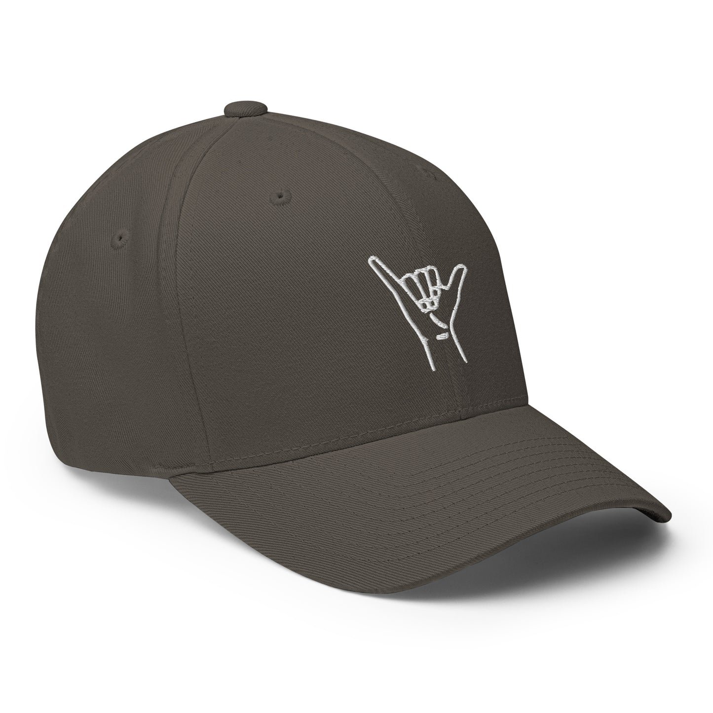 Embroidered Shaka Fitted Hat
