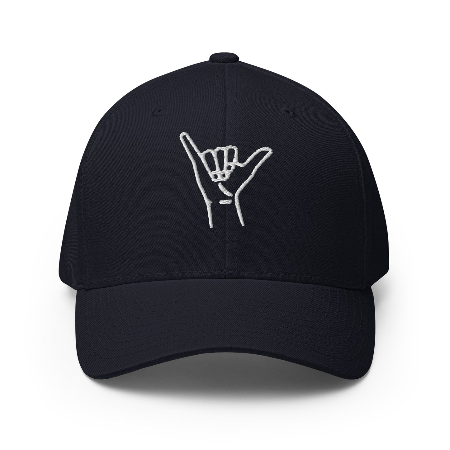 Embroidered Shaka Fitted Hat