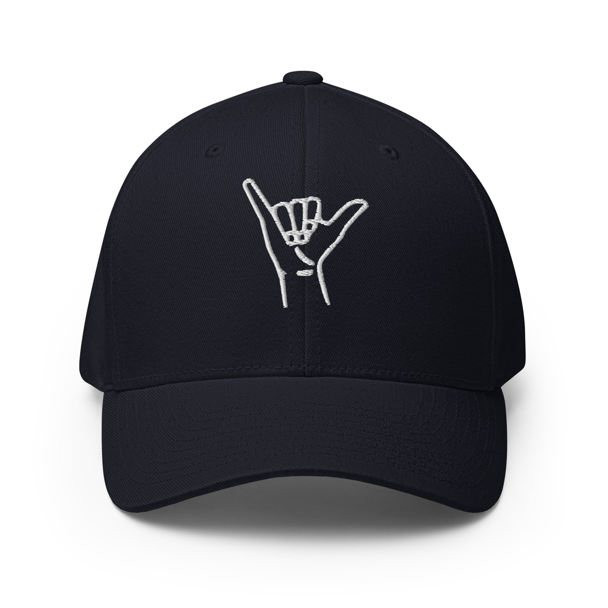 Embroidered Shaka Fitted Hat