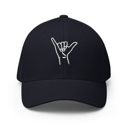 Embroidered Shaka Fitted Hat