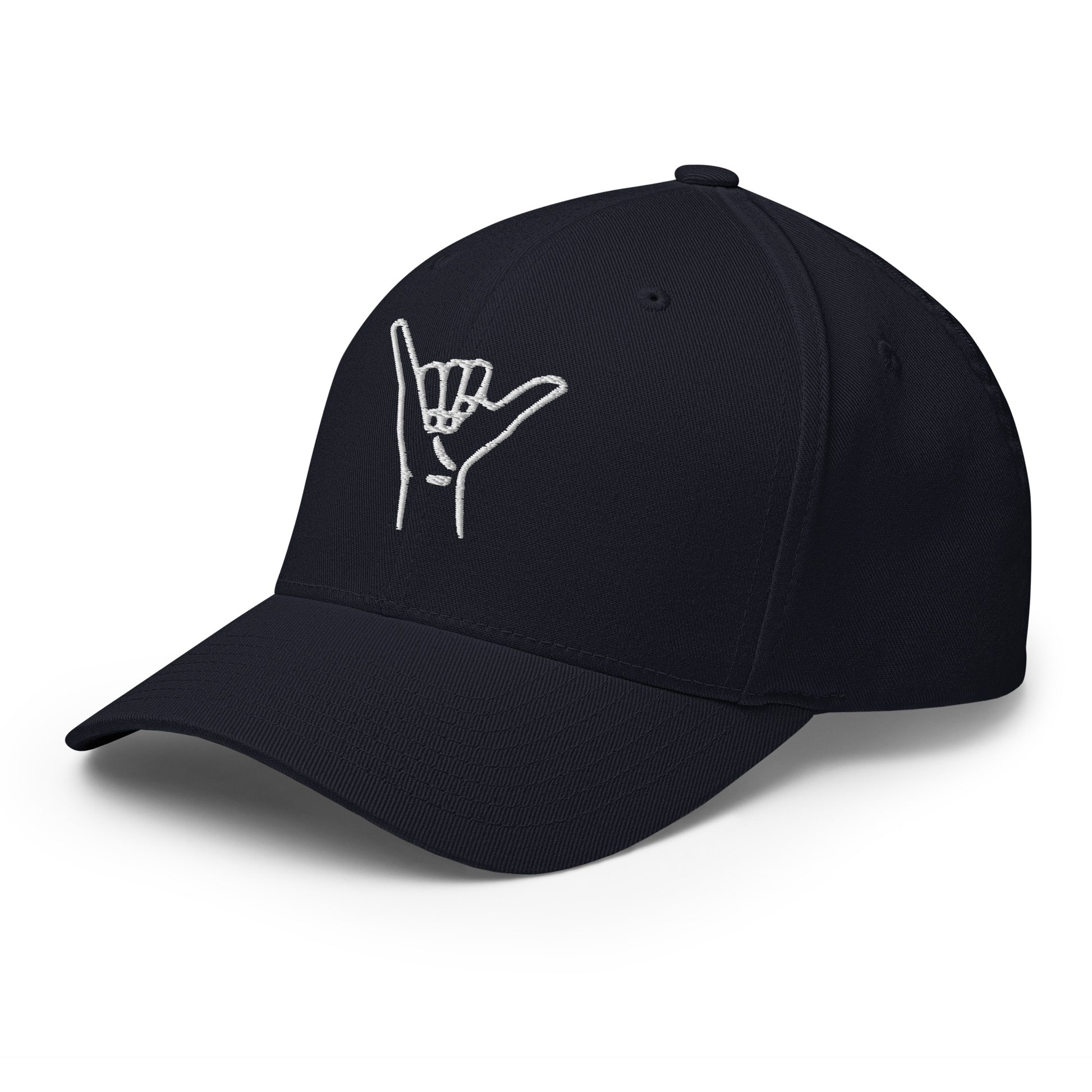 Embroidered Shaka Fitted Hat