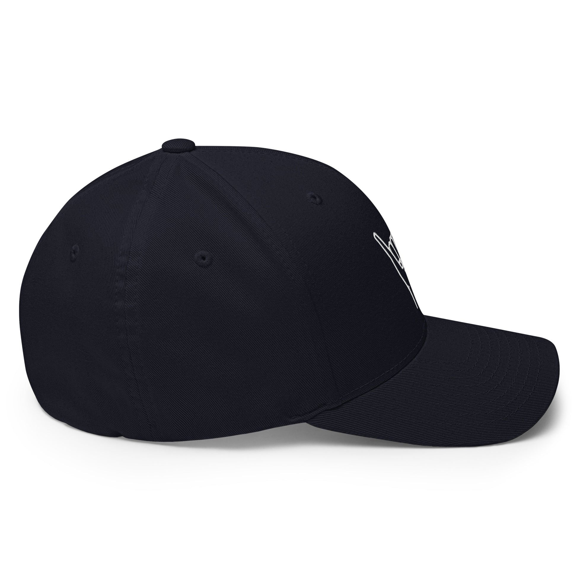 Embroidered Shaka Fitted Hat