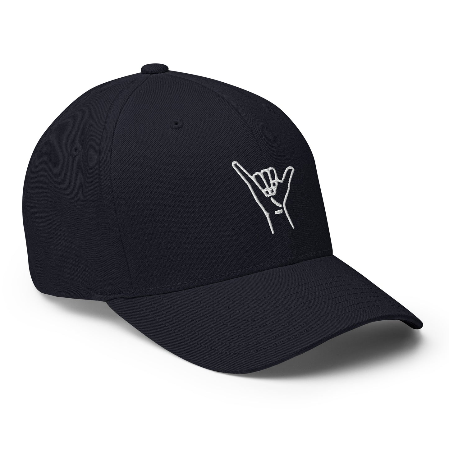 Embroidered Shaka Fitted Hat