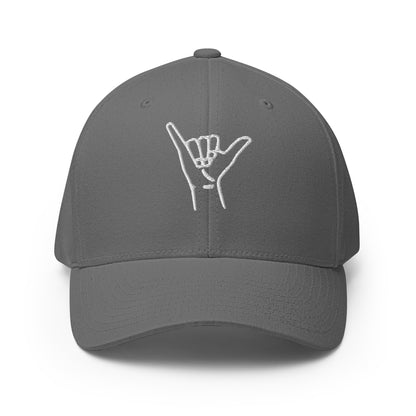 Embroidered Shaka Fitted Hat
